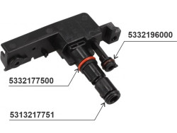 Переходник на капучинатор для кофемашины DeLonghi AS13200286- фото2